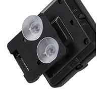 Auratrove Marina para brújula para coche, tablero de mandos, bola de dirección de navegación con acero invertido, herramienta de acrílico ABS para senderismo, ciclismo, color negro, 57 mm