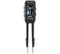 Auratrove Medidor, probador inteligente de componentes con 100 Hz/1 KHz/10 KHz, pinzas recargables USB-C para inductor de condensador de resistencia