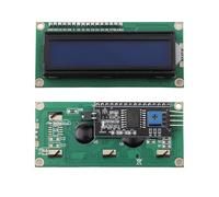 Auratrove Módulo LCD 1602, pantalla LCD I2C 1602 para arduino para Raspberry Pi, pantalla de caracteres de 5 V 2 x 16 con retroiluminación azul y potenciómetro