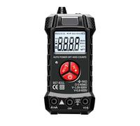 Auratrove Multímetro digital inteligente con rango automático y detección NCV, pantalla LCD de retroiluminación HD, probador de 600 V CA/CC para reparación de automóviles en el hogar