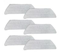 Auratrove Paños de microfibra para fregona Shark AV2800ZE RV2820YE, paquete de 6 almohadillas de repuesto para aspiradora robot, trapos de limpieza lavables para pelo de mascotas