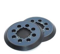 Auratrove Paquete de 2 almohadillas de repuesto para lijadora de 5 pulgadas con extracción de polvo de 8 agujeros para DeWalt DWE6421 DCW210B y cable Porter, disco de gancho y bucle de goma resistente