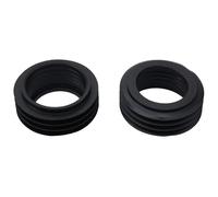 Auratrove Paquete de 2 sellos cónicos de goma para tubería de bajo nivel Geberit, junta de curva interna de 42 mm 119.668.00.1, piezas de repuesto para cisterna de inodoro negro