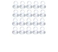 Auratrove Paquete de 20 soportes para plantas de aire, ventosas de plástico reutilizables para Tillandsia en ventanas de acuario de cristal, perchas decorativas blancas para el hogar, oficina, jardín