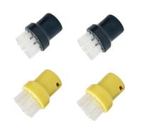 Auratrove Paquete de 8 boquillas de cepillo de alambre de nailon y latón para limpiadores de vapor SC1 SC2 SC3 SC4 SC5 SC6 SC7 CTK10 compatibles con modelos Karcher