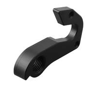 Auratrove Percha de cambio trasera de aleación de aluminio para haibike SDURO Cross Hardlife Nine Seven Trekking XDURO Rare Gen 2, color negro con tornillos