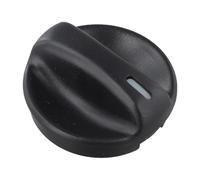 Auratrove Perilla de control de ventilador de temperatura CA para Honda para Accord 1994-1997, interruptor de repuesto para calefactor de aire acondicionado 79581-SV1-A11 79581-SV4-A01, color negro