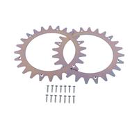 Auratrove Picos para cortacésped robótico Parkside PMRA 20-Li B2 y PMORDA 20-Li B2, clavos de tracción de acero antideslizantes TLPA-01, juego de 2 piezas con tornillos