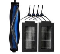 Auratrove Piezas de repuesto para ECOVACS para Deebot T50 PRO, cepillo principal, 4 cepillos laterales, 2 filtros HEPA, diseño antienredos para X9 PRO, X11 PRO, T80s para Omni Robots
