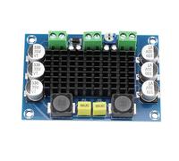 Auratrove Placa de audio digital tpa3116d2 de canal de 100 W, módulo de amplificador de potencia CC 12 V-26 V con protección de bajo ruido y cortocircuito para proyectos de altavoces de bricolaje