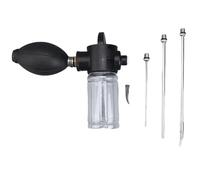 Auratrove Plumero para moscas y termitas, 150 ml, aplicador manual de silicona con 3 boquillas intercambiables de acero inoxidable, para jardín, agricultura y control de plagas