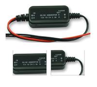 Auratrove Reductor de voltaje CC de 12 V a 6 V, IP67 resistente al agua, convertidor reductor de 2,5 A 15 W, para radio GPS LED marina de coche