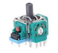 Auratrove Repuesto de joystick analógico 2K3 Ohm para PlayStation para controlador dualsense, pieza de reparación de potenciómetro basculante de plástico con control preciso, verde