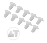 Auratrove Retenedor de moldura para umbral de puerta, compatible con BMW E30 E39 E46 Z3 para M3 M5, clips de fijación de nailon blanco, paquete de 10