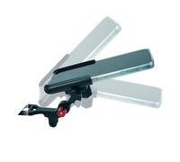 Auratrove Soporte de aleación de aluminio para bicicleta y soporte de computadora para Garmin para Bryton para Wahoo Cateye, se adapta a teléfonos de 4.7 a 7 pulgadas de ancho de 60 a 95 mm, color