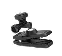 Auratrove Soporte de clip para mochila de rotación de 360°, abrazadera magnética con dientes de tiburón para insta360 GO/1 R/X Series y para dji Pocket, conmutación horizontal y vertical