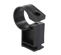 Auratrove Soporte de pantalla LCD para bicicleta de ejercicio, soporte de monitor para tubo redondo de 25 a 32 mm, soporte de pantalla de plástico resistente para equipos de fitness