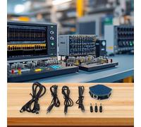Auratrove Tarjeta de expansión de interfaz de datos CE-19 para xiegu X5105 G90, convierte MINI-DIN a conector de 3,5 mm con PTT aislado para XPA125B