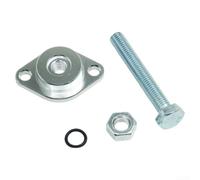 Auratrove Tensor de cadena de aleación para Honda WAVE125 LC150 - Ajustador de cadena rojo, azul, dorado, plateado y naranja para reparación de bicicletas de una sola velocidad (plata)