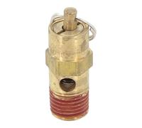 Auratrove Válvula de seguridad NPT macho de 1/4 pulgadas, válvula de liberación de presión de compresor de aire de latón 150/165 PSI, protección antioxidante para varios modelos