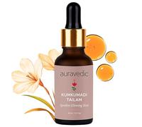 Auravedic Kumkumadi Tailam - Aceite facial para una piel radiante, 30 ml, suero facial Kumkumadi Thailam
