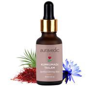 Auravedic Kumkumadi Tailam - Aceite facial para una piel radiante, 30 ml, suero facial Kumkumadi Thailam