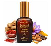 Auravedic Kumkumadi Tailam Night Serum, 50 ml, para una piel brillante, suero de aceite Kumkumadi