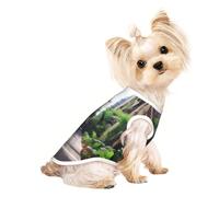 aUrban Jungle Pet - Camiseta transpirable sin mangas M para perros y gatos pequeños, suave, cómoda, elegante
