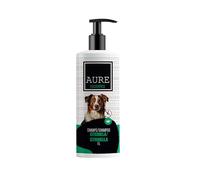 AURE Champu para Perros Repelente con Citronela 2 L - Champú Ahuyentador de Insectos, Ayuda a Proteger Frente a Parásitos Externos, Champu Perro pH Adaptado, Uso Frecuente, Cuidado Profesional