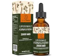 AureaSalus Liposomal Ashwagandha Drops 2000 mg, Extracto Natural puro de Ashwagandha, Probióticos Enriquecidos y Extracto de Pimienta Negra (60 ml (Paquete de 1))