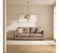 Aurel sofá 3 plazas marrón topo