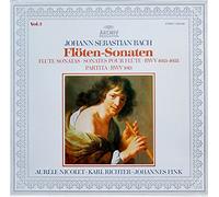 Aurele Nicolet - Bach: Flöten-Sonaten, Vol.2 (3 Sonaten für Flöte und Basso Continuo, BWV 1033-1035 & Partita BWV 1013) [Vinyl LP] [Schallplatte]