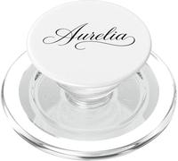 Aurelia Nombre Mujer Elegante Lindo Esposa Elegante Chica Novia PopSockets PopGrip para MagSafe