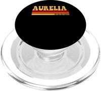 Aurelia Nombre Personalizado Linda Idea Mujer Vintage Aurelia PopSockets PopGrip para MagSafe