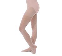 Aurellie Medias transparentes para niñas, color blanco con patrones, para comunión, ocasión especial, dama de honor, 7-8 años