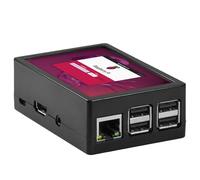 Aurevita Para pantalla Raspberry Pi, pantalla táctil resistiva de 3.5 pulgadas, pantalla de 320 x 480 píxeles, con funda (para Pi 3)