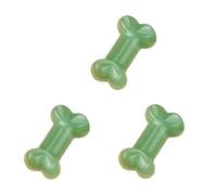 [Aurgiarme] 3 figuras de hueso de perro pequeño talladas a mano con piedra de cristal natural, decoración del hogar y suministros de manualidades