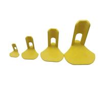 Aurgiarme 4 soportes para patas de aves de corral para pollitos lesionados, patos, resistentes, rehabilitación, férulas transpirables, fáciles de ajustar, abrazadera para lesiones de pájaros