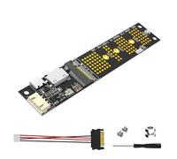 Aurgiarme Adaptador de disco sólido a SFF8611 convertidor de interfaz de computadora soporta discos sólidos en formatos 2230, 2242, 2260 y 2280