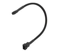 Aurgiarme Cable adaptador de ventilador de 4 pines para ordenador PC Case Extension Power Extension Motherboard Conexiones