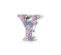 [Aurgiarme] Collar con colgante de letra personalizable con material de cobre resistente para crear joyas únicas, フリーサイズ, Como se describe, No es una piedra preciosa