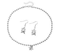 [Aurgiarme] Juego de joyas con colgante de pincho de moda que incluye aretes y accesorios de collar para buscadores de estilo personalismo