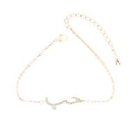 [Aurgiarme] Pulsera árabe para mujeres románticas, joyería portátil de acero inoxidable para el día de San Valentín y ocasión especial