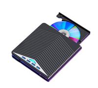 Aurgiarme USB 3.0 tipo C lector de disco externo para PC portátil múltiple Devcies 7 puertos lector de tarjetas amplia compatibilidad externa regrabadora de disco externo