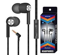 Auricolar In-Ear, Cuffie Sportivi, Magnetici, Resistenti al sudore, Isolamento acustico, Alta definizione, Bassi potenti, Porta Jack da 3,5 mm,Negro
