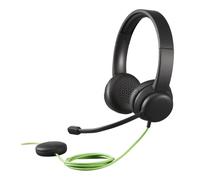 Auricular Acer GP.HDS11.01N Supraaural USB Micrófono Boom 2m Negro Profesional
