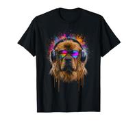 Auricular Arte Gafas De Sol Diseño Tibetano Mastín Perro Dueño Camiseta