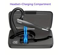 Auricular Bluetooth 10H, auriculares inalámbricos, monoauricular para conducir, micrófono para auriculares con HD
