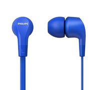 Auricular Bluetooth con Silicona, Control de Volumen, Color Azul, Ideal para Llamadas y Escuchar música cómodamente.