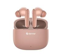 Auricular Bluetooth Inalámbrico, Color Rosa, Diseño Compacto, Sonido Estéreo, Conectividad Inmediata, Ideal para Música y Llamadas.